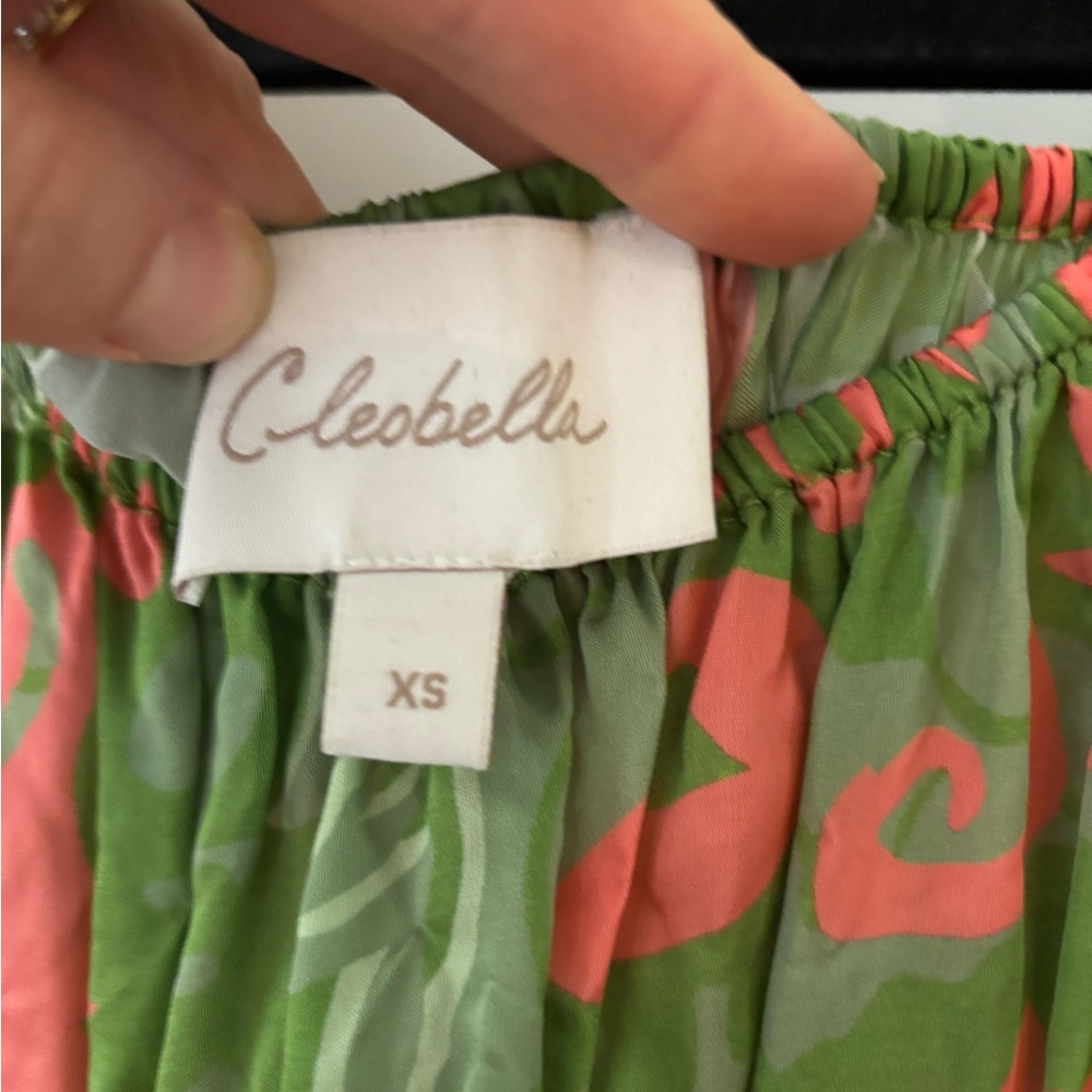 Cleobella Green and Pink dress